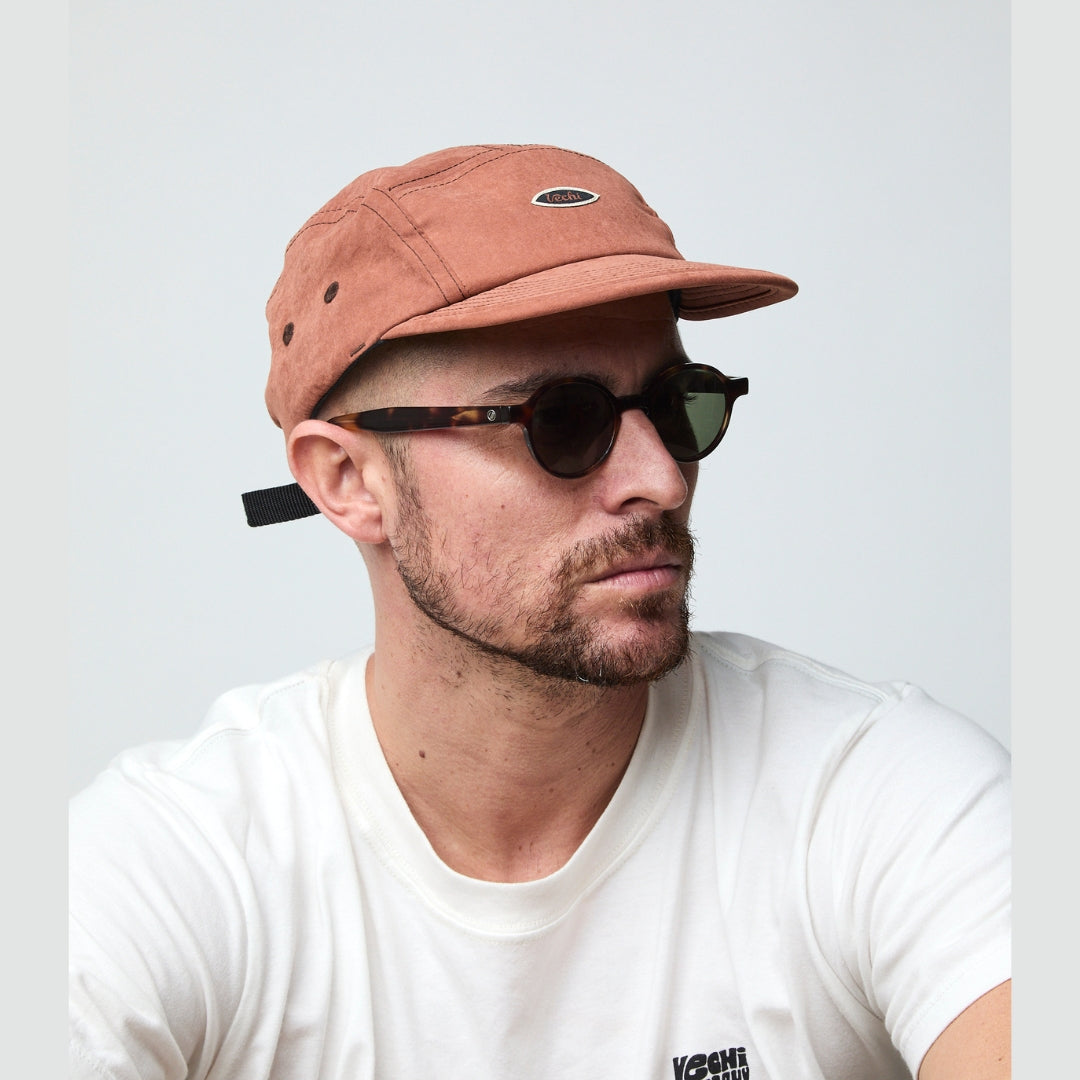 Boné five panels – Light Brown