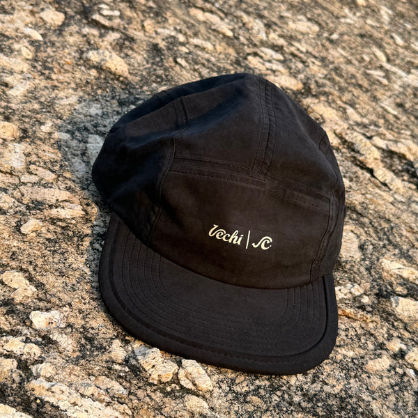 Five Panels Washed Black