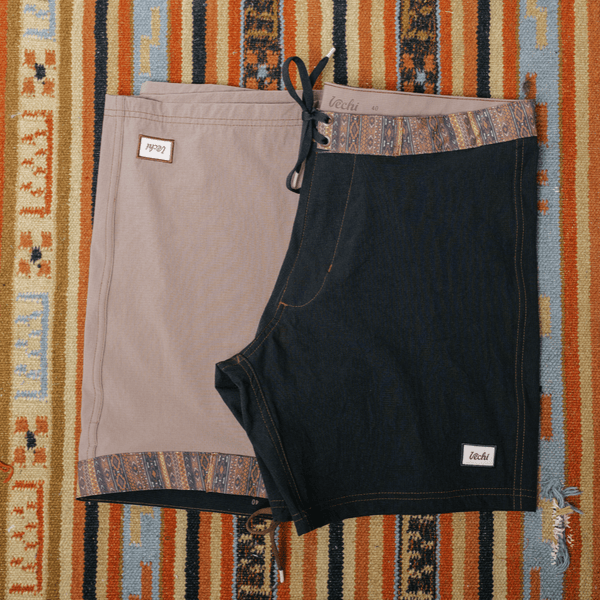Bermuda O-Shell Surfing Trunk Black - Vechi Store