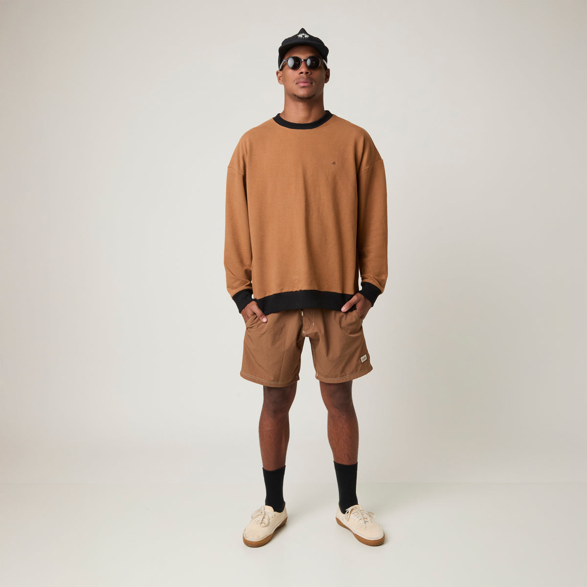 Pullover Toffee & Black