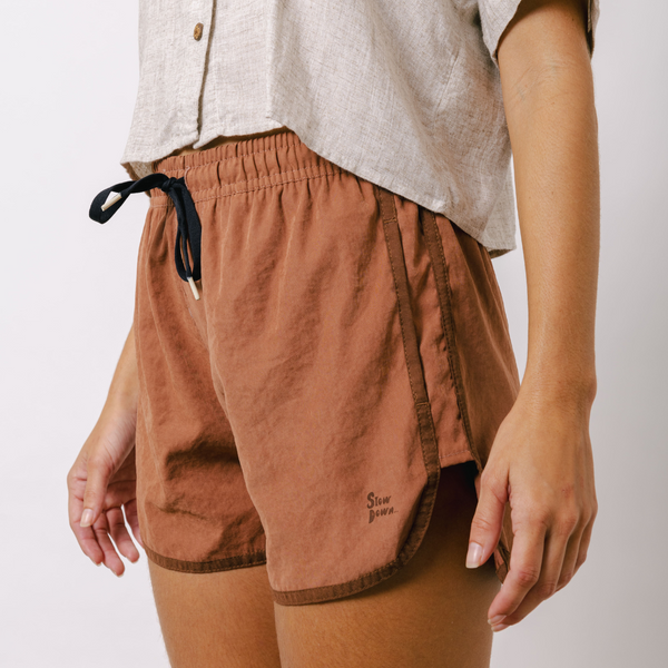 SHORT 80'S LIGHT BROWN